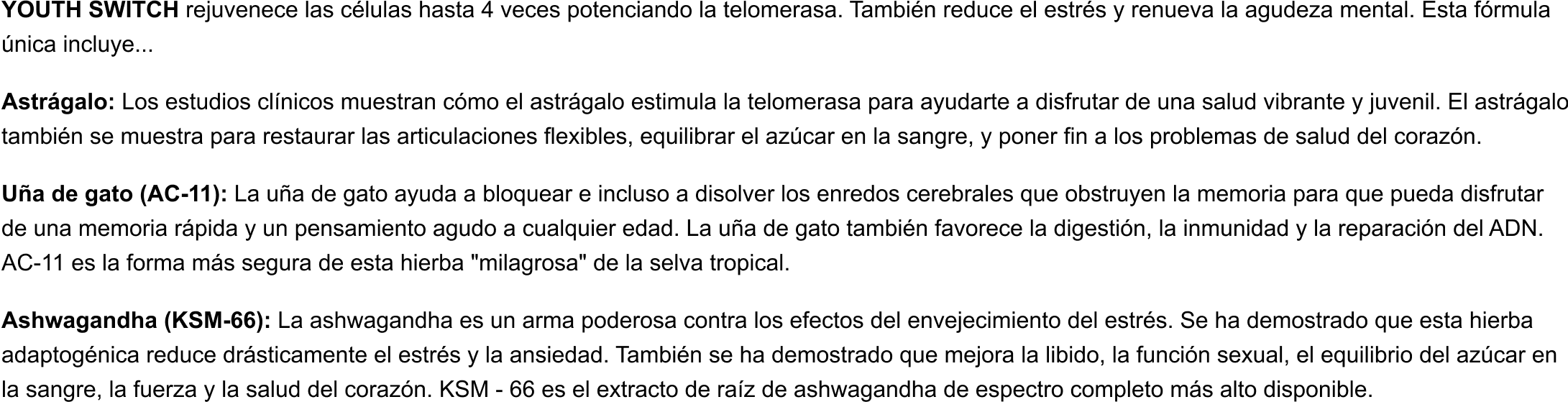 ingredients